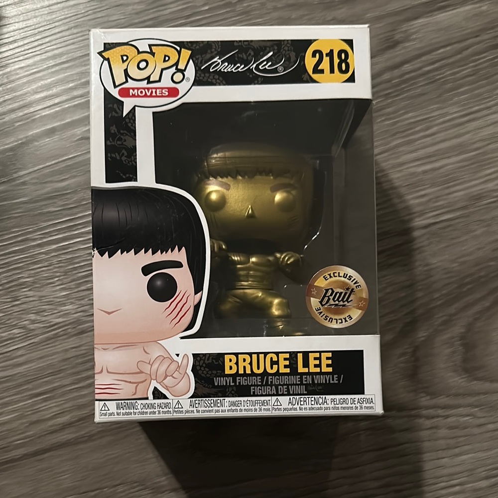 Funko Pop! Bruce Lee Metallic Gold Edition